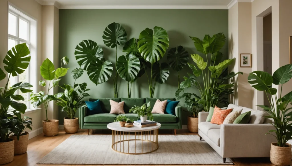 plantes sauvages à grandes feuilles